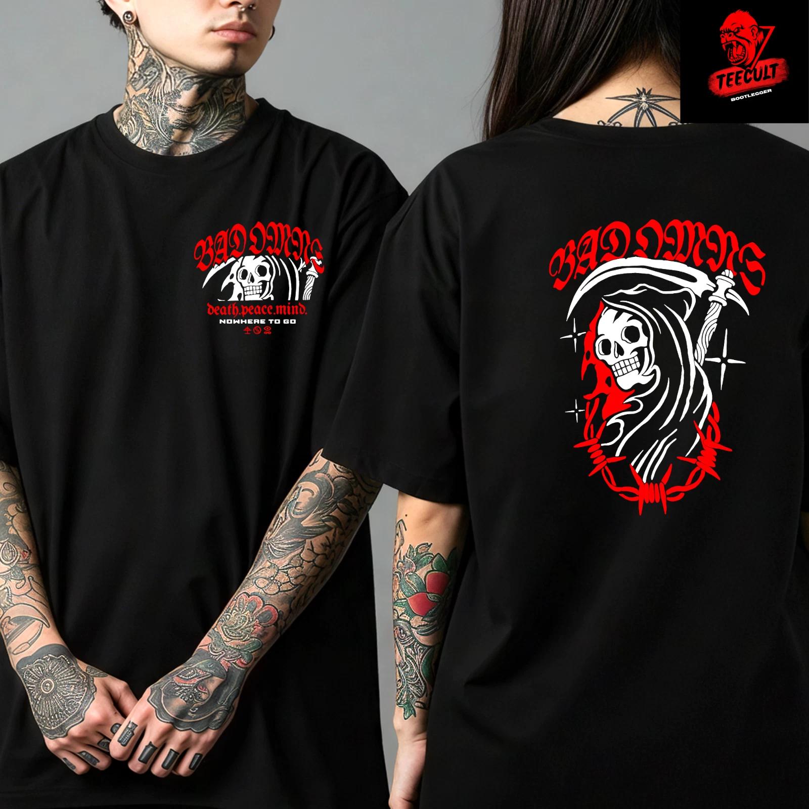 Men s and Women s T-shirts Bad Omens The Death of Peace of Mind Double-Sided Unisex XXL