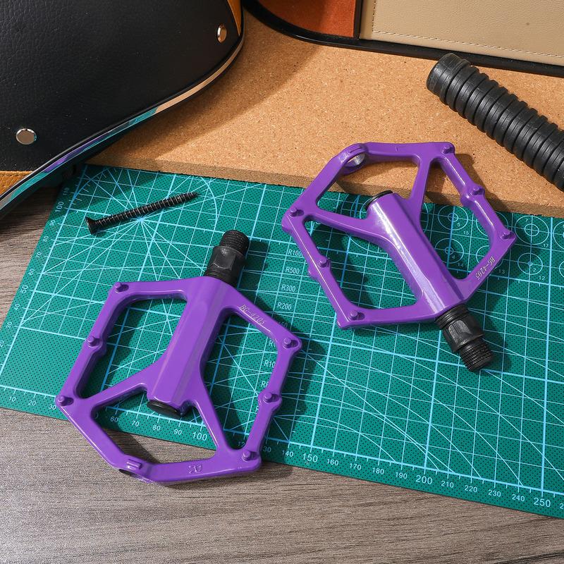 

Aluminum Alloy Pedal Road Bike Pedals for Purple Cycling Mountain Metal Aluminium Flat Clips Kids