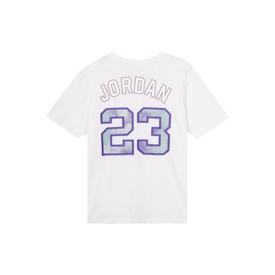 Jordan T-shirt a maniche corte da uomo con logo monocromatico Sport DNA e stampa di lettere Bianco DO8899-100