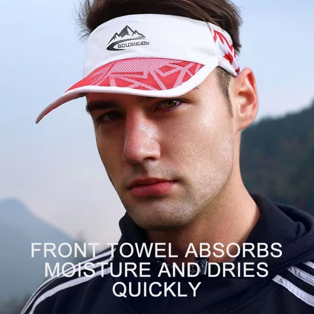 Elastic Sunshade Headwear Cap Breathable Empty Top Sun Hat New Duckbill Hat Outdoor Spots