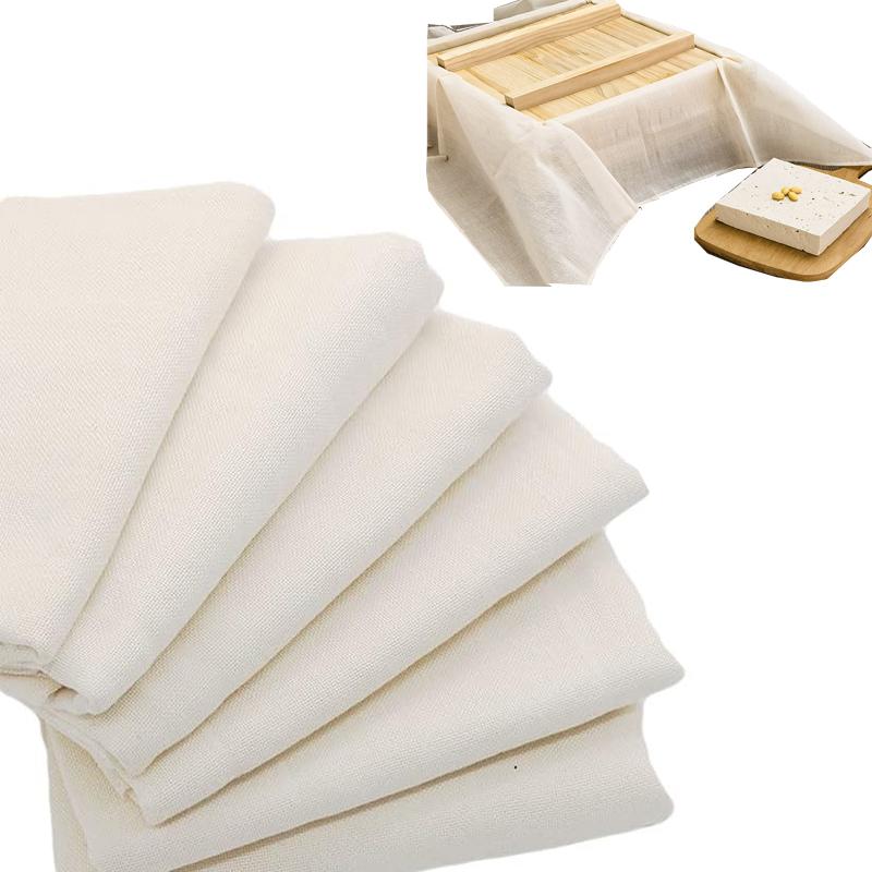1 Set Of Various Specifications Of Cotton Yarn Tofu Making Filtration Cloth Coffee Yogurt Cheese Cloth Mold Kitchenware