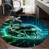 Jaguars Team Spirit Round Rug for Livingroom,Bedroom, Palyroom, Chair Rug, Area rug, Circle Carpet, Large Size Fan Christmas gift