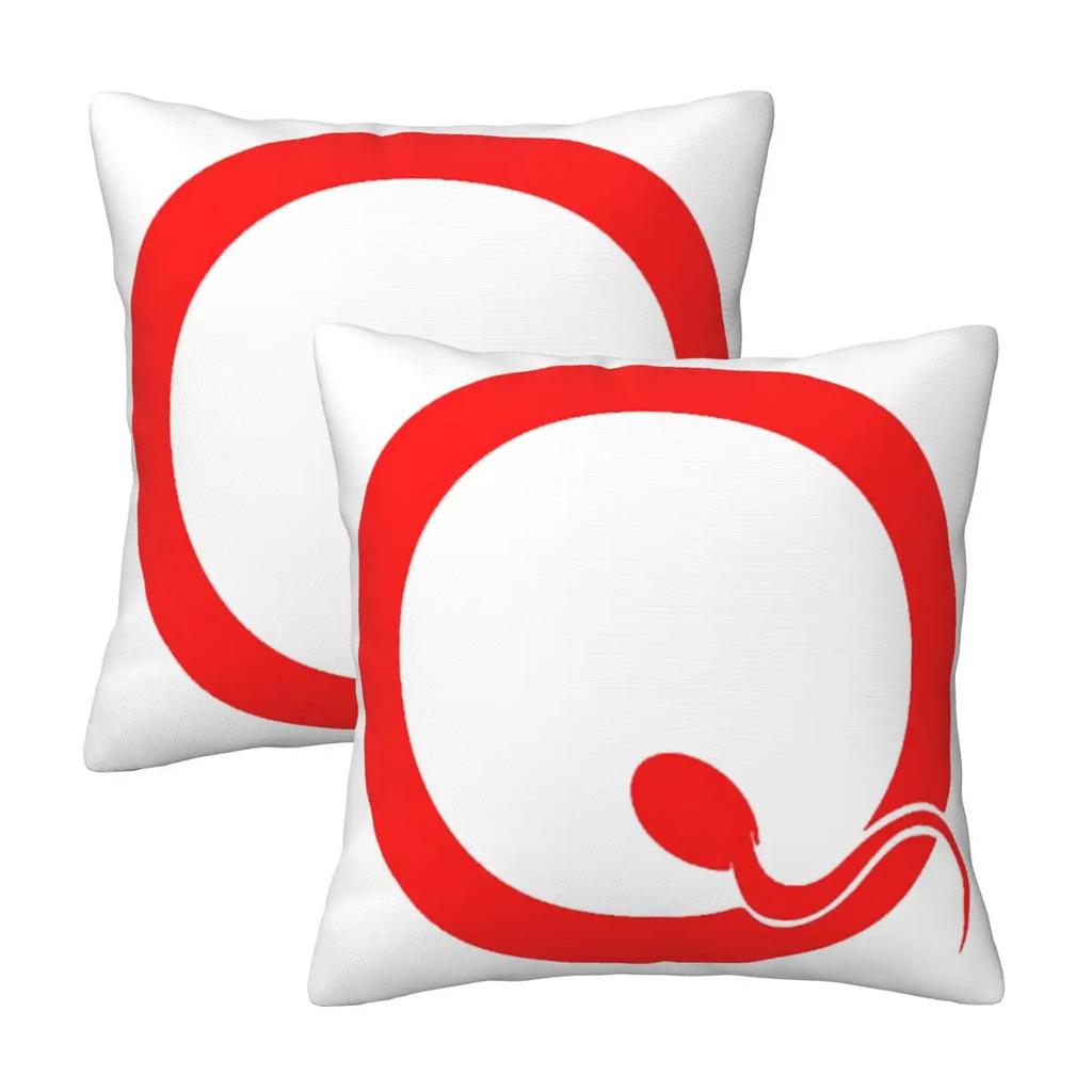 Best Logo Queens Of The Stone Age Rock Gajiumk Music Band 2 Pcs Square Pillowcase Pillow Cover Throw Pillow For Home Bedroom
