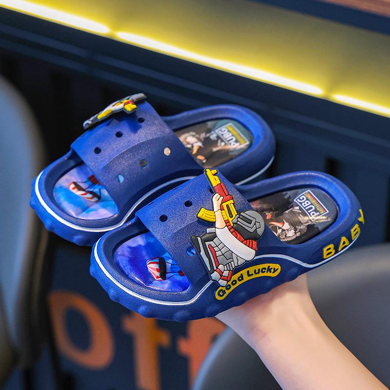 Summer Children's Slippers, Bathroom Anti-slip Children's Slippers, Boys' Flip-flops