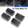 Parts Rail Anti-kick Rubber Plug 4 Pcs Accessories Black For Tesla-Model Y 3 Rear Seat Replacement Slide Brand New