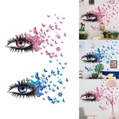 Double-sided Visual Patterns Butterfly Wall Stickers Home Decoration