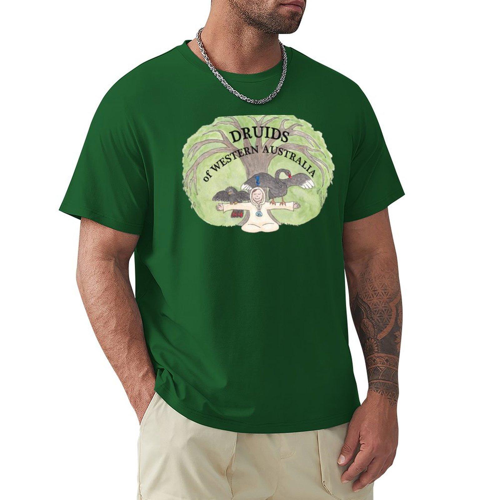 Druids Of Wa By Tina T-Shirt Graphic T Shirts Shirts Graphic Tee Cheap Stuff Cotton T Shirt Men 4XL