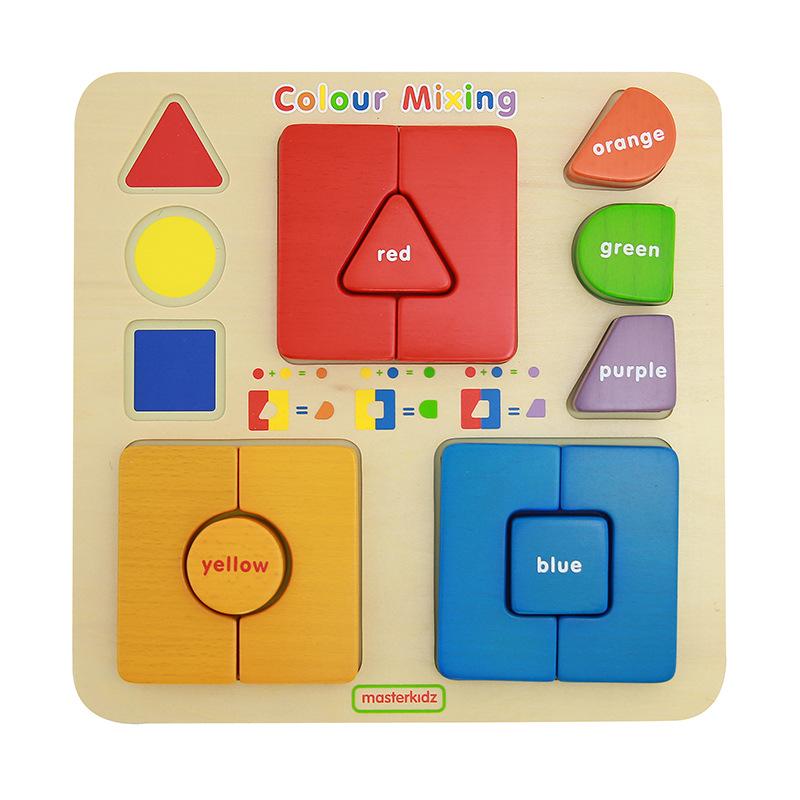 

Montessori Early Education Color Mixing Puzzle Game for Hands-on Learning