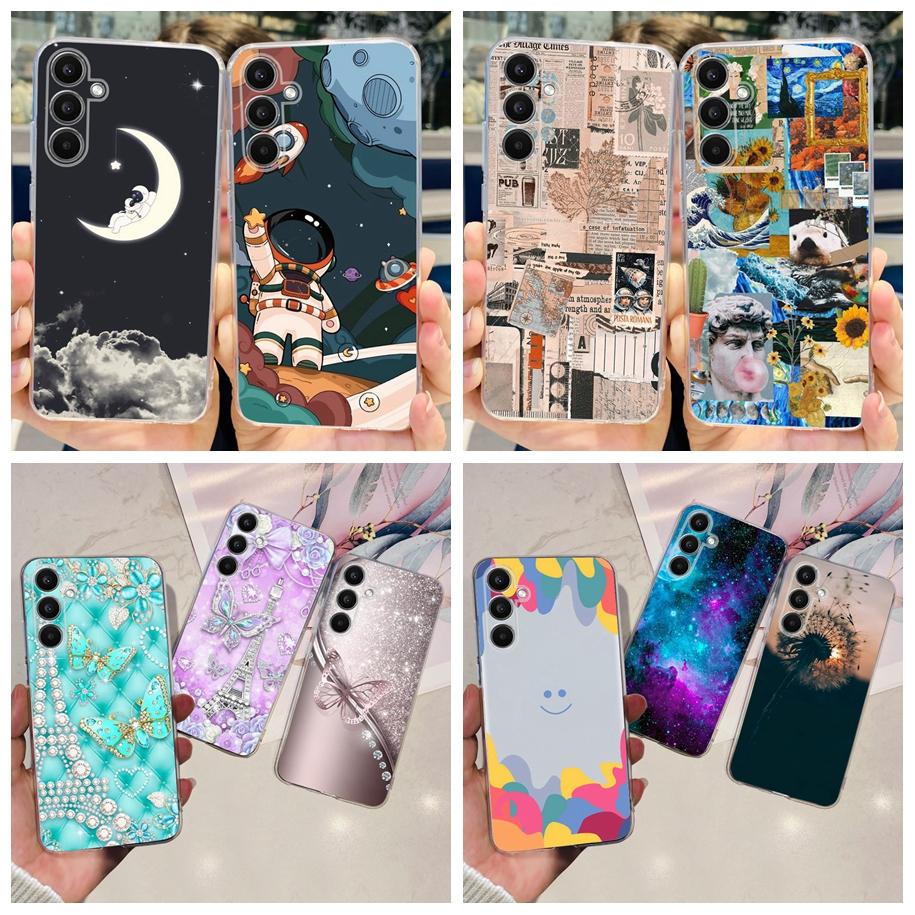 Silicone Case For Samsung Galaxy A14 A34 A54 5G Cover New Fashion Slim Soft Bumper For Samsung A34 5G SM-A346B A 34 Phone Fundas
