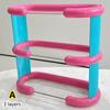 Desktop Colorful Storage Rack Organizer Kawaii Multi-layer Cup Mug Rack Storage Shelf Table Decor Cosmetic Bathroom Organizing