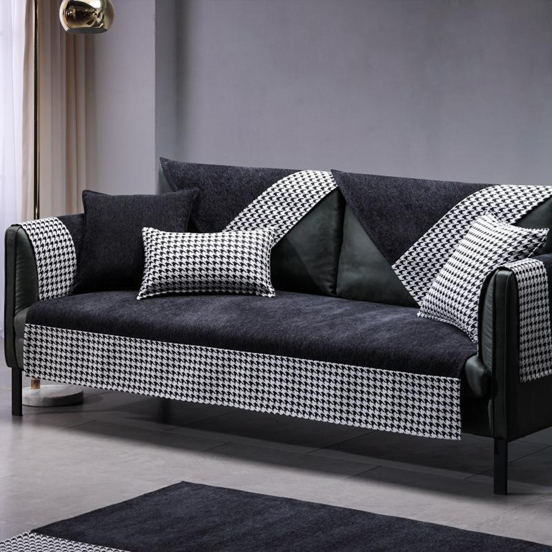 New Nordic Sofa Cover Pet Dog Kids Sofa Mat Combination Corner Couch Towel Non Slip Couch Slipcover Sofa Cushion for Living Room