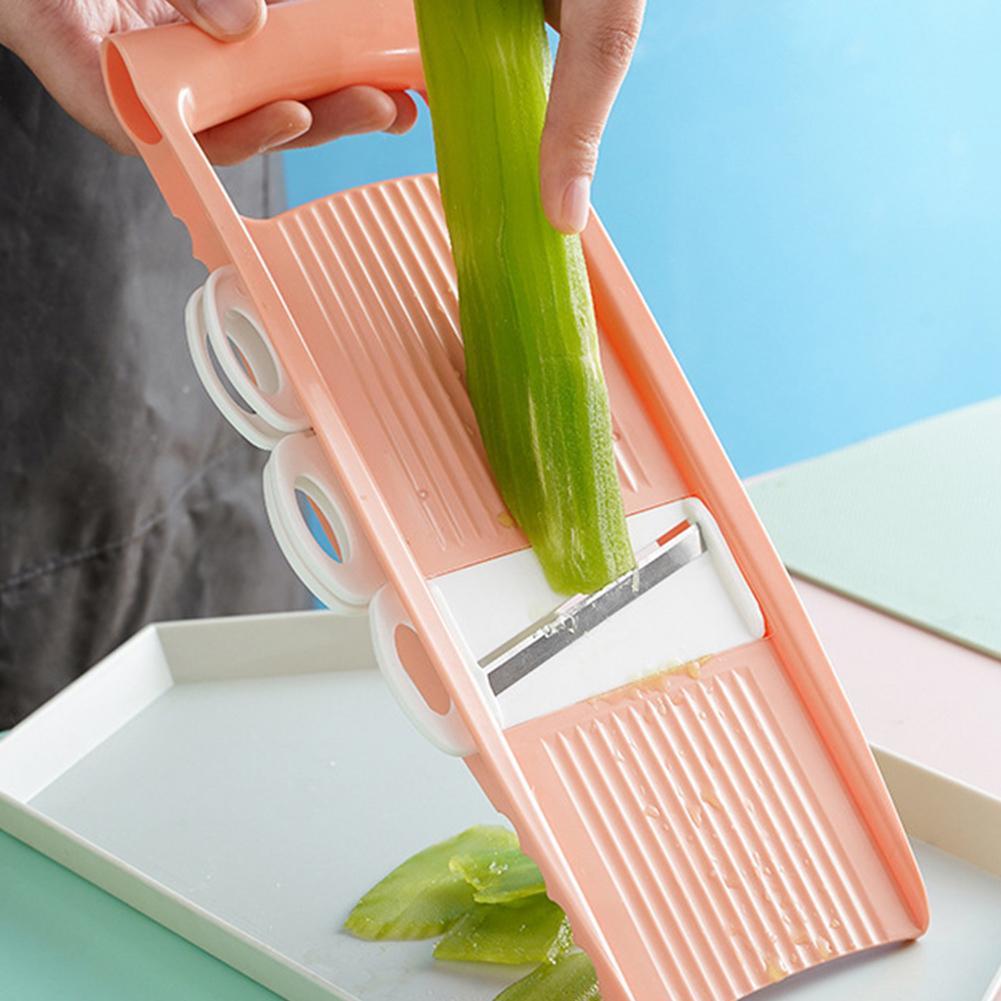 Vegetable Slicer Multifunctional Cut Shred Slicer Manual Food Slicers Stainless Steel Kitchen Cooking Tools