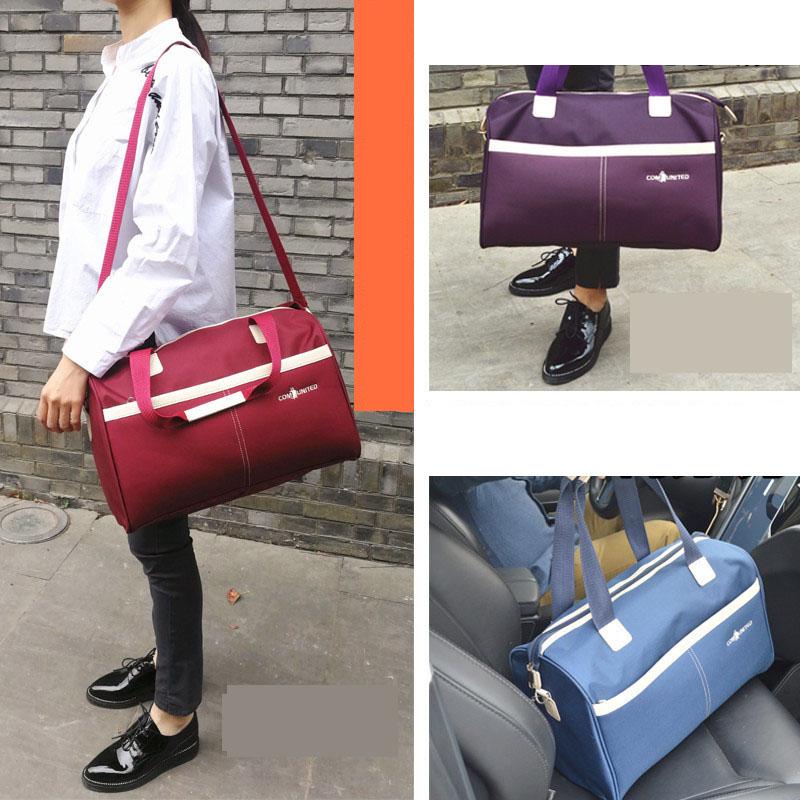 Large Capacity Foldable Lightweight Travel Bag Sports Yoga Fitness Short Distance Portable Crossbody Travel Bag