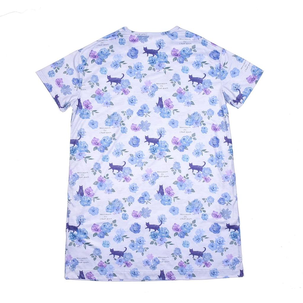 Kusguru Japan Pajama Room Size M Women's Top, Dress, Blue,
