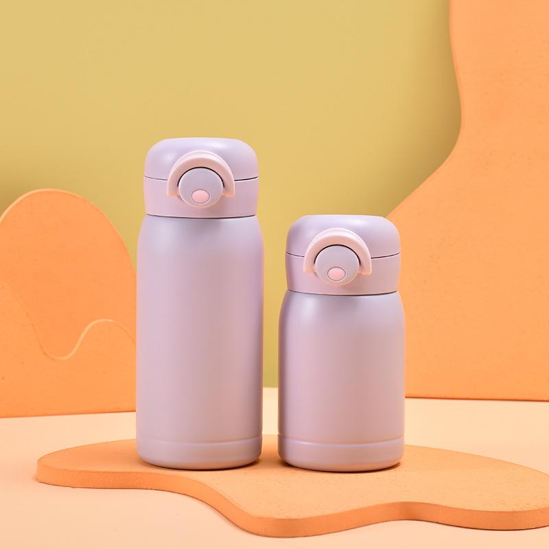 200ML/350ML Edelstahl Taschenbecher Reise Thermobecher für Kaffee Mini Thermosbecher Vakuumflasche Isolierbecher Sport Wasserflasche