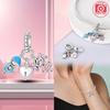 Sparkling Glaze Couples Charm Pendant copper Plated Ideal For Charm Bead Charms copper Plated Authentic Bracelets for Jewellery Making