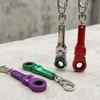 Metal Ratchet Wrench Mini Shaped Wrench Key Ring Creativity Racing Keychain  Men's Gifts