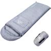 YOGOTO Down Sleeping Winter Sleeping 650FP Down Filling 15D for Car and Emergency Preparedness Gray Right 1000g Down Envelope-Style Bag, Bag,