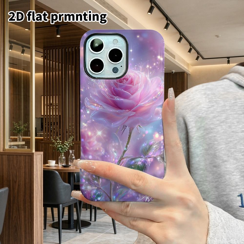 Phone Case: 2D Flat Design Suitable for iPhone 18 17 16 15 14 13 Pro Film Protective Case, Couple Style, Veil Starry Sky, Christmas and Halloween Gift