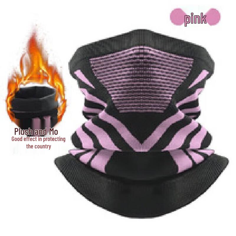 Зимний вязаный шарф-снуд с флисовой подкладкой для улицы