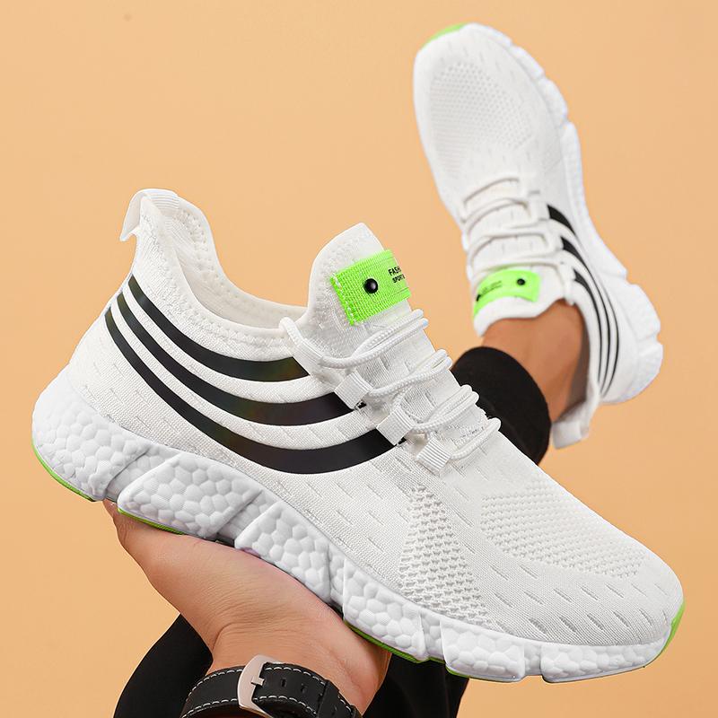 Men's Running Shoes Outdoor Tennis Soft Soled Jogging Comfortable Training Sports Flat Bottomed Shock-absorbing Anti Slip Shoes