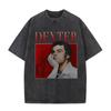 Tv Play Washed Vintage Dexter Morgan Graphic Tshirts Mens Women Clothing Casual Short Sleeve T Shirts Fashion Gothic Tshirt