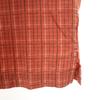 Columbia Check Pattern Short Sleeve Shirt M Orange Brown Outdoors Men's Used