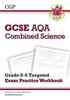 The GCSE Combined Science AQA Grade 8-9 Targeted Exam Practice Workbook (includes Answers) Book