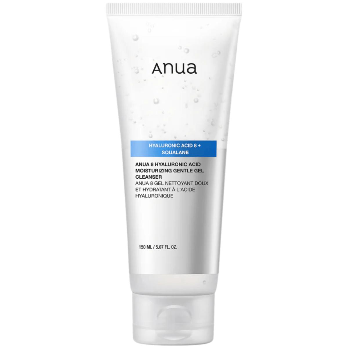 Anua 8 Hyaluronsäure Feuchtigkeitsspendender Sanfter Gel-Reiniger 150 ml Gesichtswaschgel