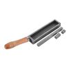 Iron Material Casting Mold Wooden Handle Jewelry Equipment Melting Groove  Silver Casting