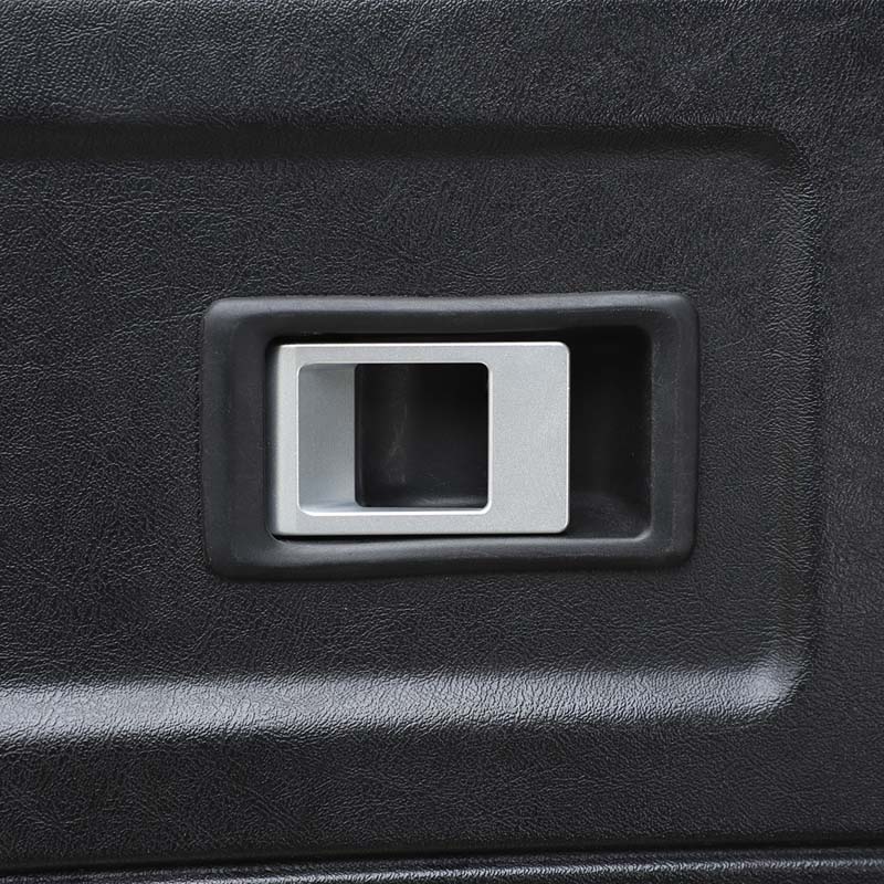 Aluminum Alloy Silver Car Inside Door Bowl Handle Decoration Cover For Land Rover Defender 90 110 2004-2018 Car Accessories