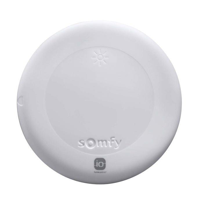 SOMFY 2401219 - Sunis Wirefree io - Kabelloser Außen-Sonnensensor - Funktioniert mit TaHoma (Schalter) oder eine Fernbedienung