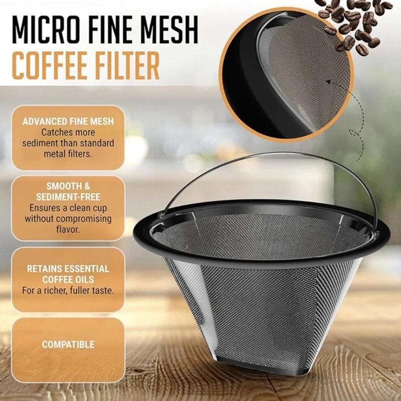 Premium Nonrust Steel Coffee Filter Suitable With KBGV KBT Series Machines For Enhancing Flavor Extraction