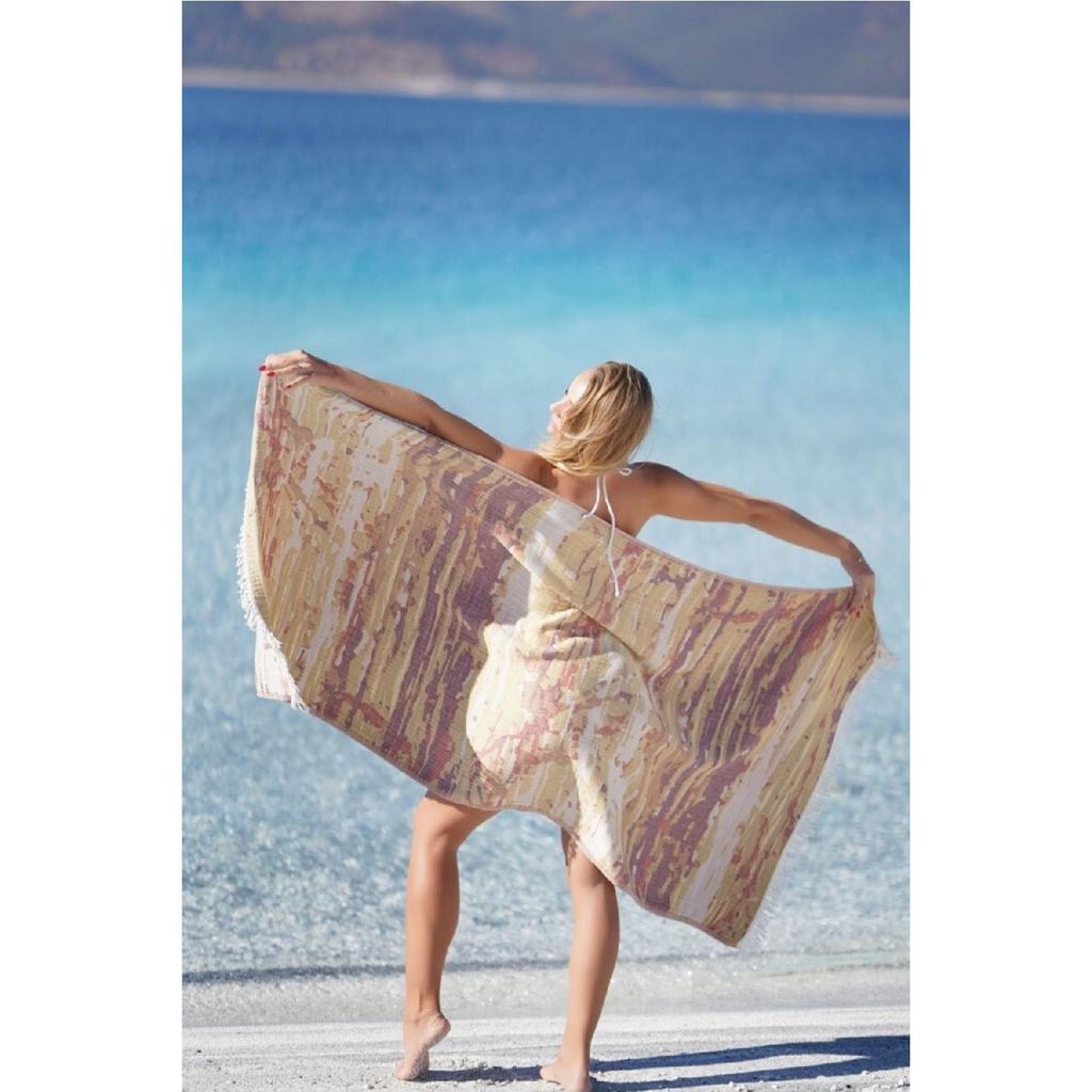 100% Cotton Peshtemal - Beach Peshtemal - Special Design Beach Creation - Spa - Turkish Bath Peshtemal