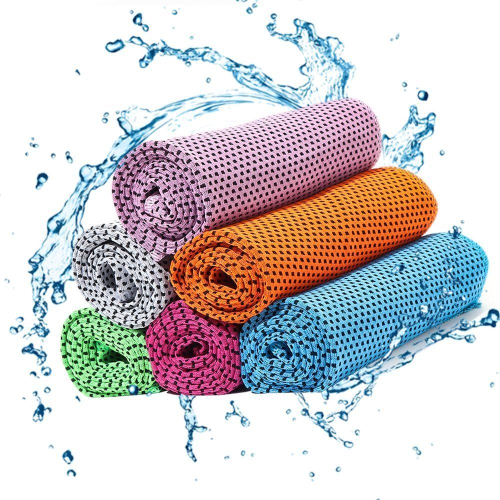 Ultra Soft Cooling Towel Lightweight Multiple Colors Microfiber Towel Instant Cooling Quick Dry Towel Gym Swimming Yoga Beach