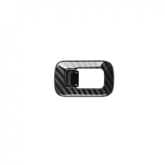 For Benz GLB W247 20-22 Carbon Fiber Style Tailgate Rear Door Switch Cover Trim