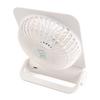 Desk Fan 3 Speeds Low Noise Portable Rechargeable Mini Fan for Car Home Camping White