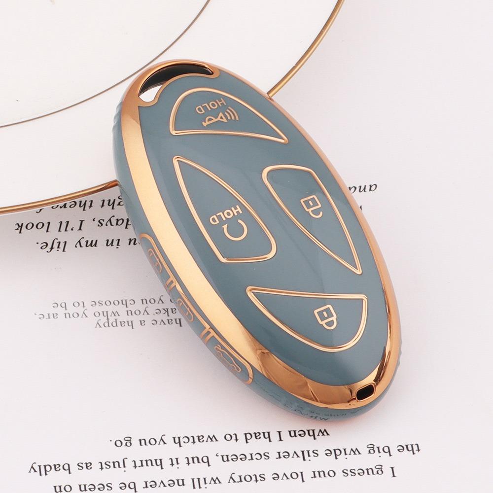 

TPU 5/7 Кнопок Чехол для Ключа Автомобиля Портативный Модный Чехол-Брелок Защитный Чехол для Ключа для Hyundai Grandeur GN7 loni q6 Автоаксессуары