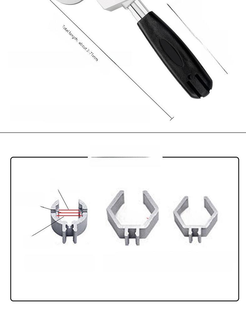 Adjustable Aluminum Alloy Bathroom Sink and Faucet Wrench