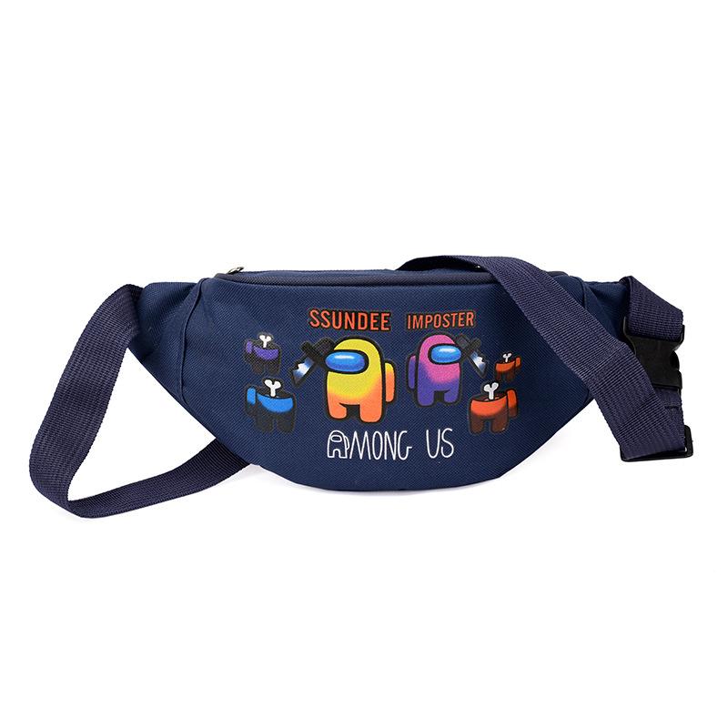 Cartoon Cute Children's Fanny Pack, Male and Female Babies, Fashionable One-shoulder Messenger Bag, Trendy Children's Robot Children's Breast Bag