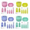 9PCS Dental Pretend Play Set Preschool Educational Dentist Play Kit with Teeth Model Fun Pretend Play Doctor Kit for Kids