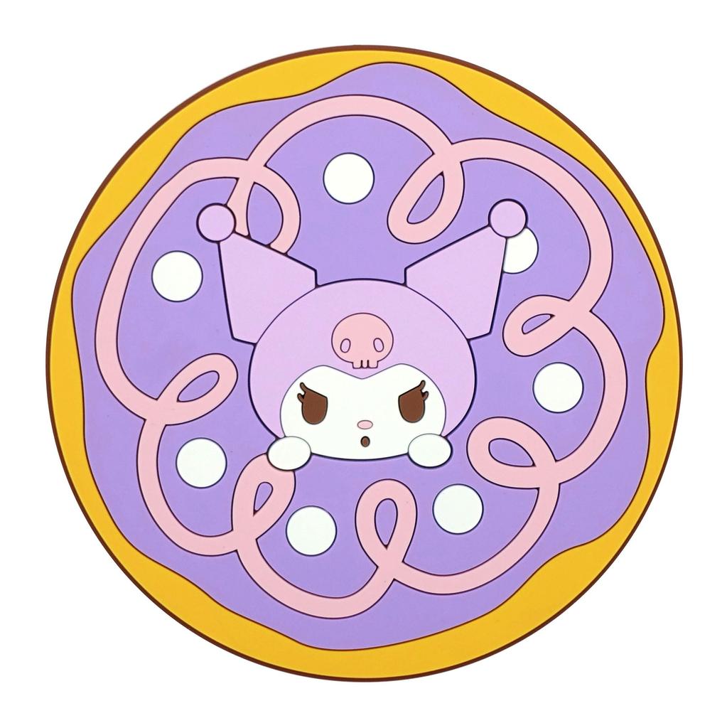 Sanrio Characters Kuromi Donut Rubber Coaster 8203 302