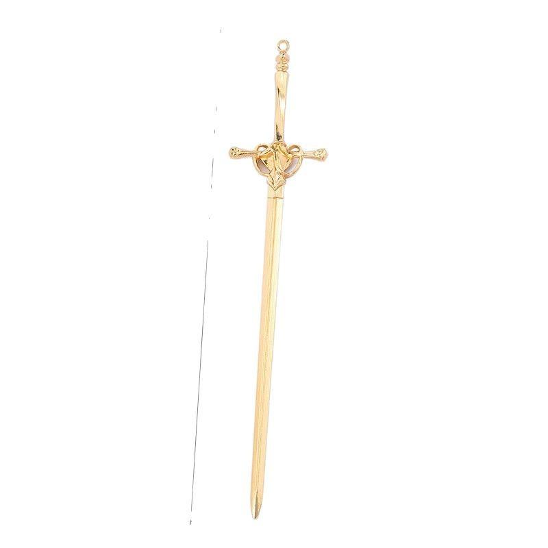Antique Sword Hairpin, High-End Retro Hanfu Headgear, Hair Accessories, Women'S Plate Hairpin, New Chinese Accessories
