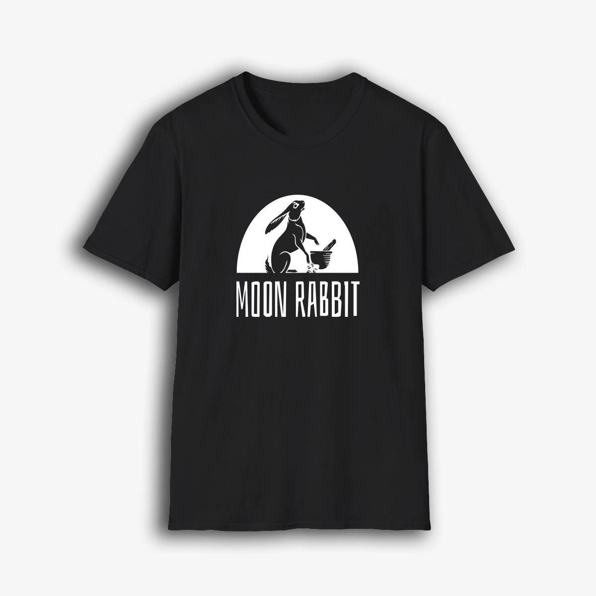 t shirt men moon-rabbit Logo T-Shirt S-5XL S