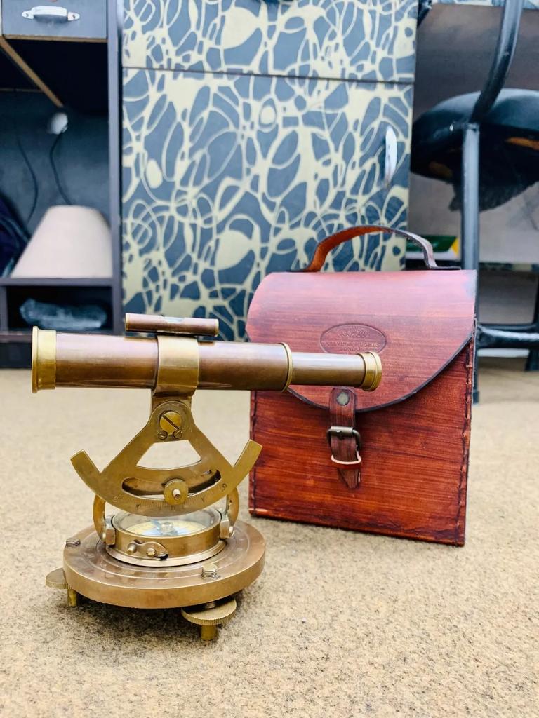 

Антикварная отделка Морской компас Алидата Морской Компас Рабочие инструменты для обследования