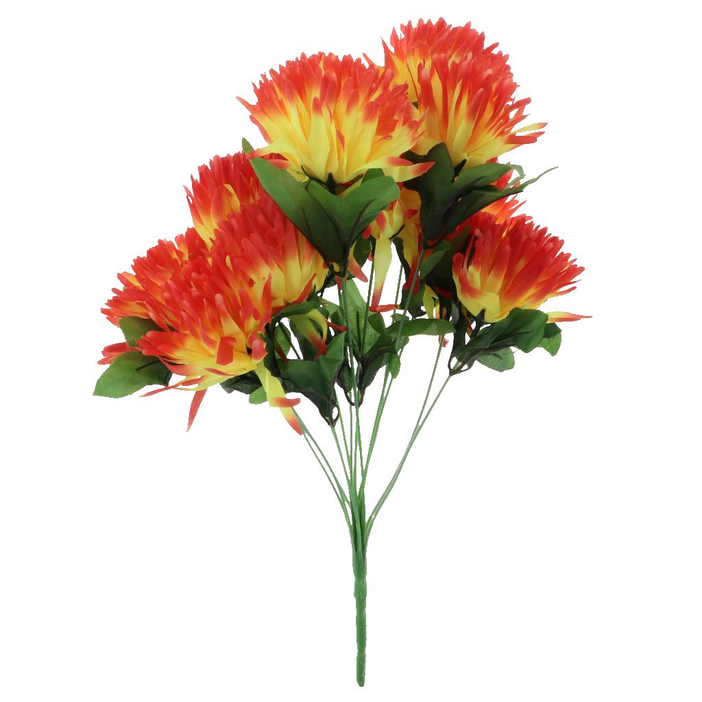Töpfe Künstliche Seide Blumenstrauß Anordnung In Grab Denkmal