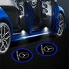 Car Door Wireless Welcome Light LED HD Projector Lamp Decoration Stickers For Mercedes Benz AMG W204 W213 W205 W211 W212 W176
