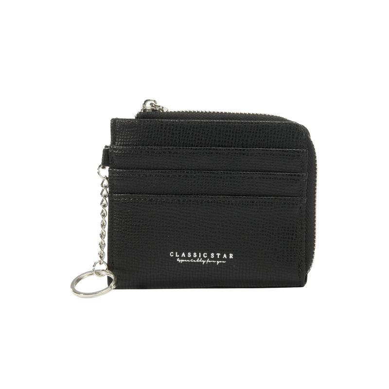 2025 new women's wallet women's high-end short student women's card bag ins women's zipper light and small money