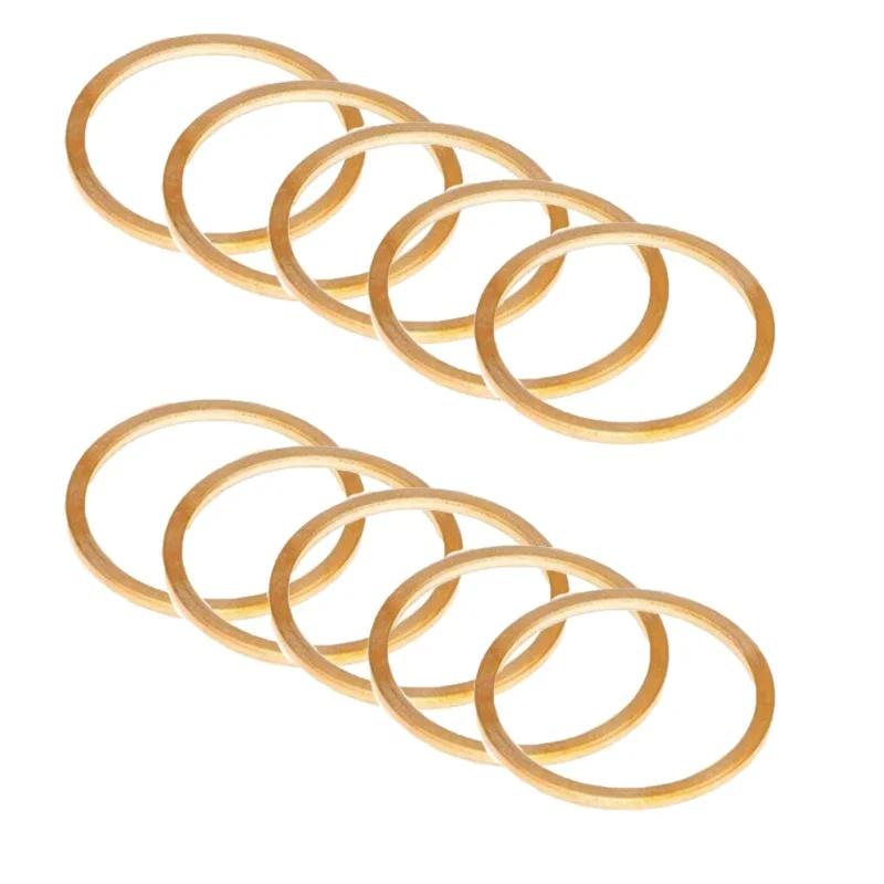Motorová těsnění výfukového potrubí s měděným povlakem Pro Kawasaki ZR900 2018-2019 2023 Z900RS 2018-2021 2023 Z900 2017-2021