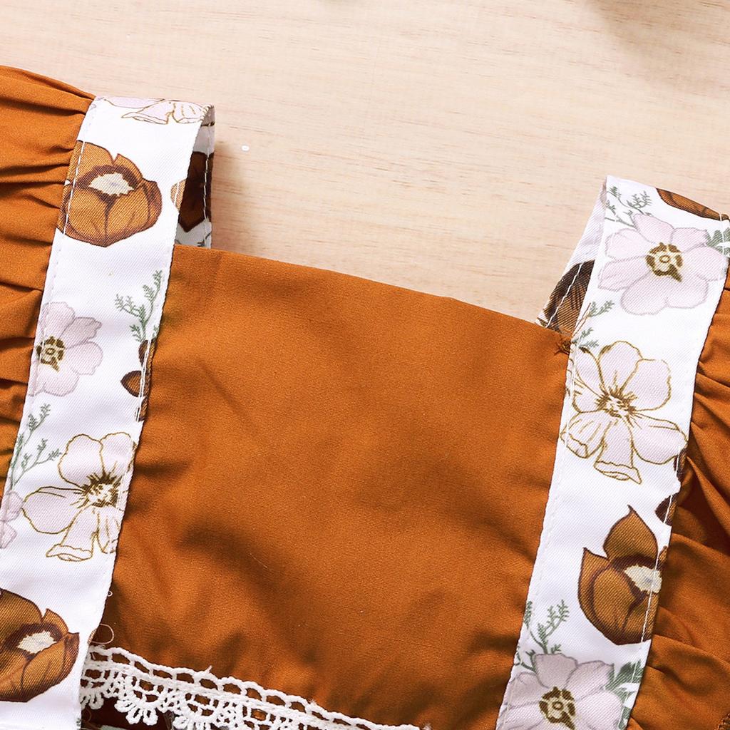 Infant Baby Girls Ruffle Snakeskin Printed Backless Romper Bodysuit+Headbands